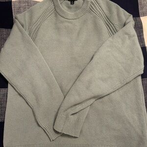 Reiss Men's Sage Green Crewneck Sweater